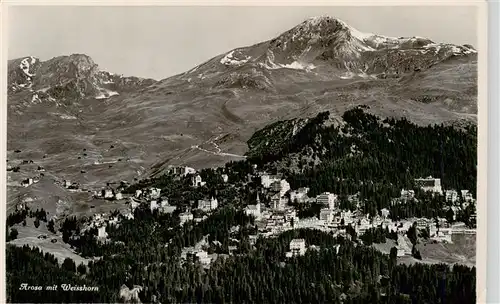 AK / Ansichtskarte  Arosa_GR Panorama Blick gegen Weisshorn Plessuralpen