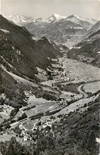 AK / Ansichtskarte  Ambri_TI Panorama Varenzo Ambri Piotta Airola S. Gottardo Alpen