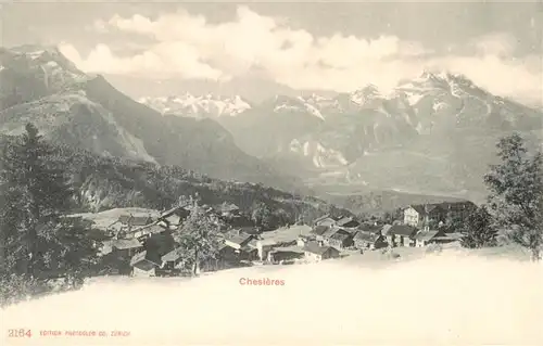 AK / Ansichtskarte  Chesieres_VD Panorama Alpen