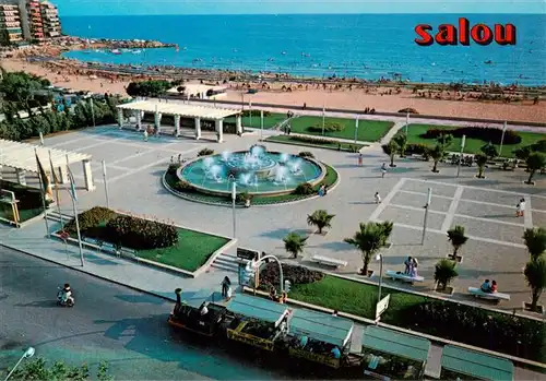 AK / Ansichtskarte 73950083 Salou_Tarragona_Costa_Dorada_ES Paseo Jaime I y fuente playa