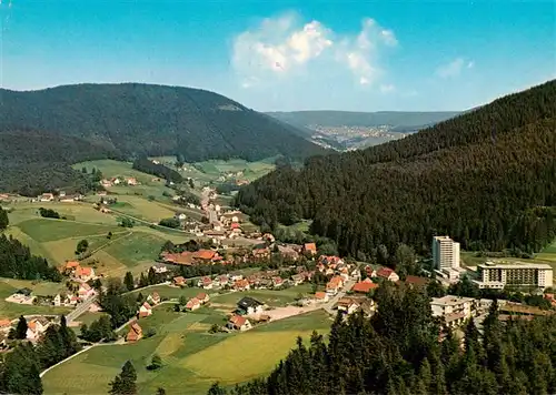 AK / Ansichtskarte 73950096 Obertal_Baiersbronn Panorama Luftkurort