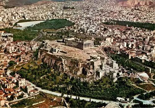 AK / Ansichtskarte 73950105 Athenes_Athen_Greece Blick auf die Akropolis