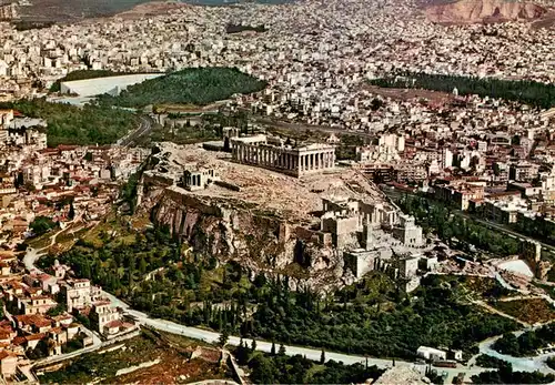 AK / Ansichtskarte  Athenes_Athen_Greece Blick auf die Akropolis