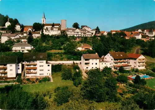 AK / Ansichtskarte  Lindenfels_Odenwald Gaestehaus Pension Haus Karina Heilklimatischer Luftkurort