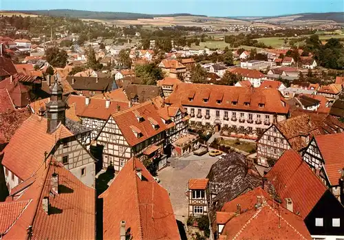 AK / Ansichtskarte  Schlitz_Hessen Blick ueber die Daecher der Burgenstadt