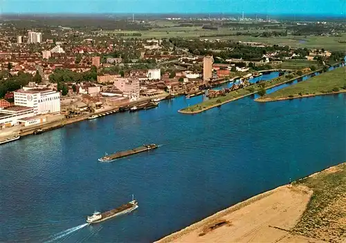 AK / Ansichtskarte 73950164 Wesel__Rhein Muendung der Lippe in den Rhein