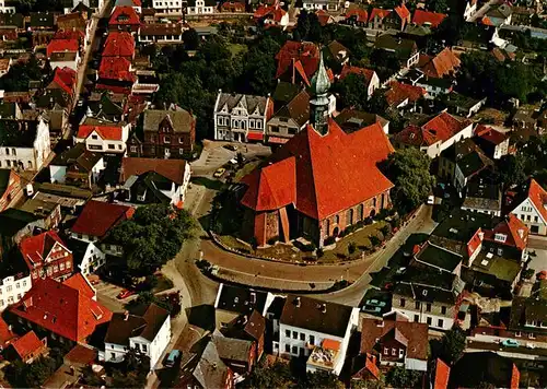 AK / Ansichtskarte  Wesselburen Hebbelstadt Stadtzentrum Kirche