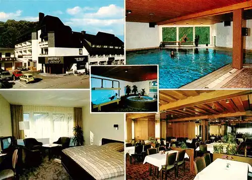 AK / Ansichtskarte  Willingen_Sauerland Hotel Central Restaurant Hallenbad