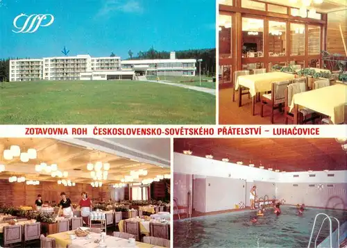 AK / Ansichtskarte  Luhacovice_CZ Zotavovna ROH Ceskoslovensko-Sovetskeho Pratelstvi Restaurant Hallenbad