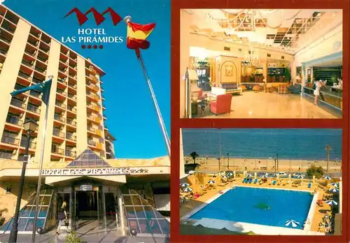 AK / Ansichtskarte  Fuengirola_Costa_del_Sol_ES Hotel Las Piramides Foyer Swimming Pool