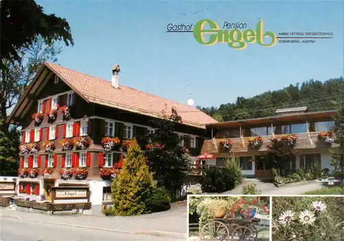 AK / Ansichtskarte 73950265 Hittisau_Vorarlberg_AT Gasthof Pension Engel