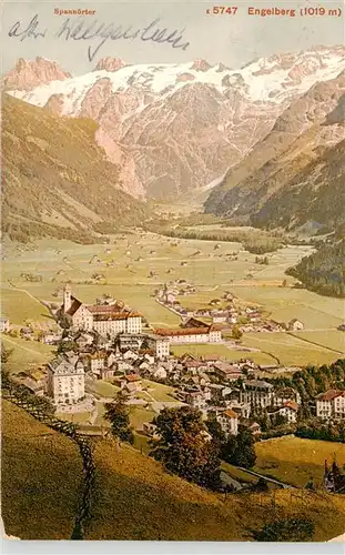 AK / Ansichtskarte  Engelberg__OW Panorama mit Spannoerter