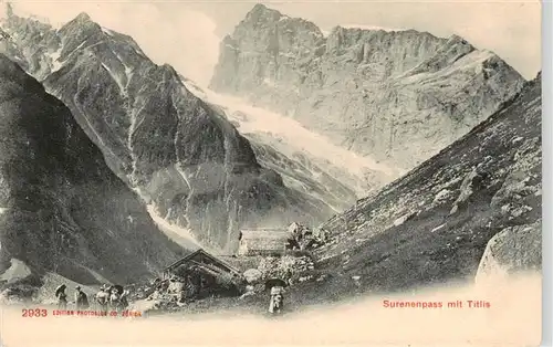 AK / Ansichtskarte  Surenenpass_UR mit Titlis