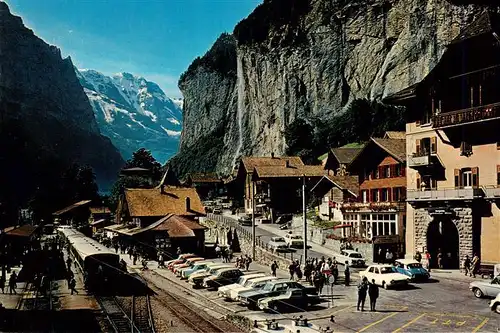 AK / Ansichtskarte  Lauterbrunnen_BE mit Grosshorn