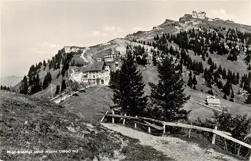 AK / Ansichtskarte  Rigi_Staffel und Kulm