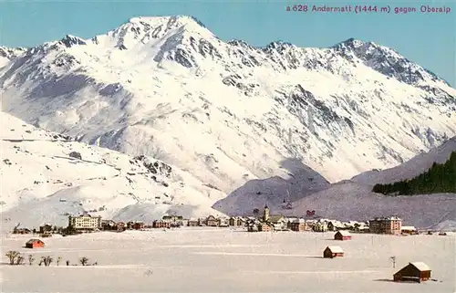 AK / Ansichtskarte  Andermatt_UR mit Oberalp