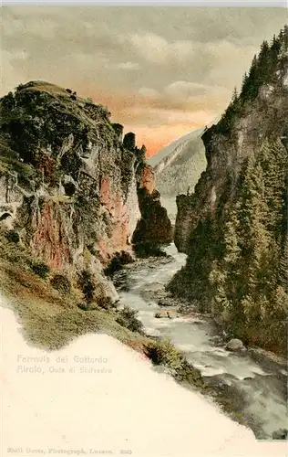 AK / Ansichtskarte  Airolo_TI Ferrovia del Gottardo Gola di Stalvredo