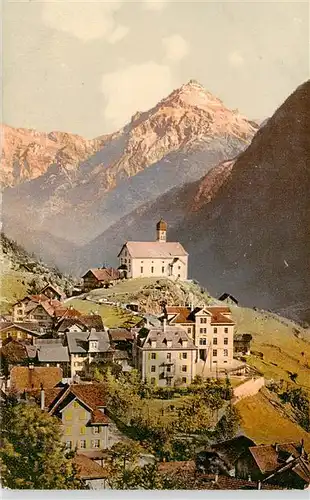 AK / Ansichtskarte  Wassen__UR und die Windgaelle mit Gotthardbahn