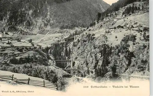 AK / Ansichtskarte  Wassen__UR Gotthardbahn Viadukte