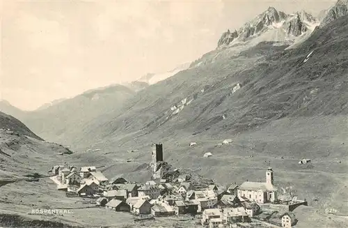 AK / Ansichtskarte  Hospental_Hospenthal_UR Panorama