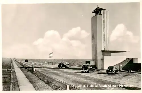 AK / Ansichtskarte  Afsluitdijk_NL Holland Friesland met Monument