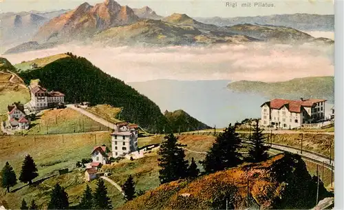 AK / Ansichtskarte  Rigi__LZ mit Pilatus