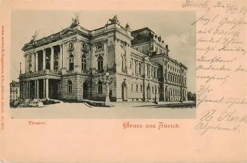 AK / Ansichtskarte  ZueRICH__ZH Theater