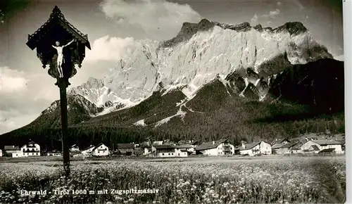 AK / Ansichtskarte  Ehrwald_Tirol_AT mit Zugspitzmassiv