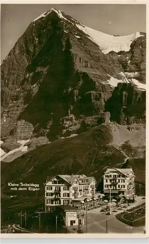 AK / Ansichtskarte  Kleine_Scheidegg_Interlaken_BE mit dem Eiger