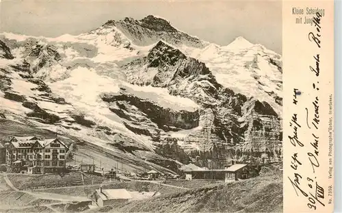 AK / Ansichtskarte  Kleine_Scheidegg_Interlaken_BE mit Jungfrau