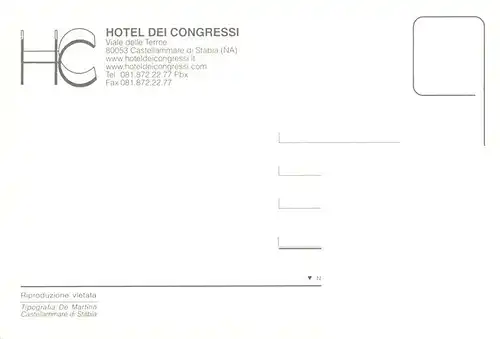 AK / Ansichtskarte 73950553 Castellammare_di_Stabia_Neapel_Napoli_IT Hotel dei Congressi