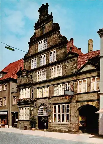 AK / Ansichtskarte 73950614 Hameln_Weser Gaststaette Rattenkrug Historisches Gebaeude