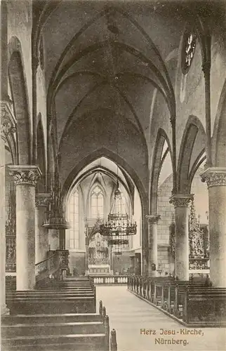 AK / Ansichtskarte  Nuernberg Herz Jesu Kirche