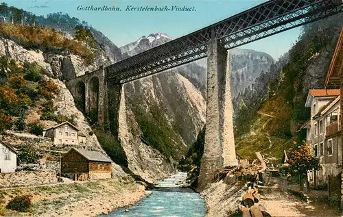 AK / Ansichtskarte  Gotthardbahn Kerstelenbach Viaduct