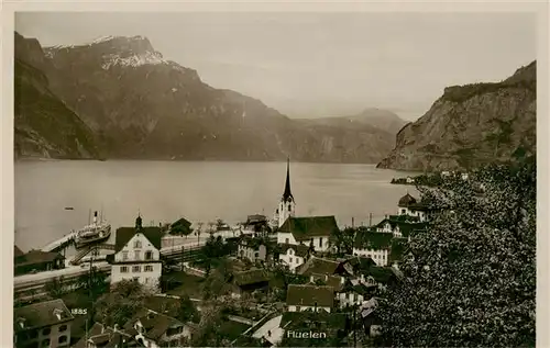 AK / Ansichtskarte  Flueelen_Vierwaldstaettersee_UR Panorama