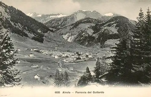 AK / Ansichtskarte  Airolo_TI Ferrovia del Gottardo