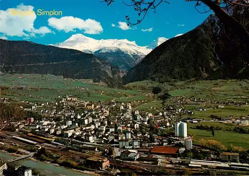 AK / Ansichtskarte  Brig_Glis_Brigue_VS Monte Leone Simplonpass