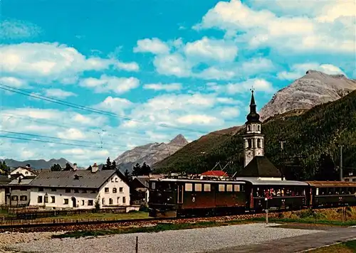 AK / Ansichtskarte  Bever__Maloja_GR Rhaetische Bahn