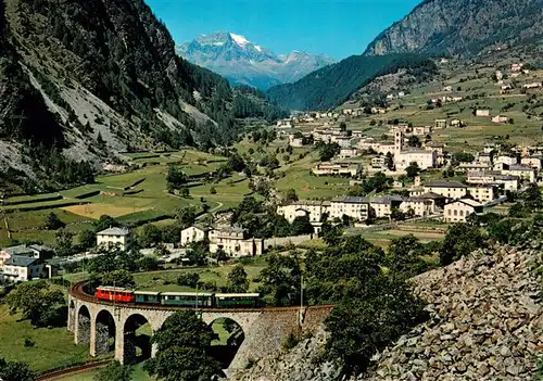 AK / Ansichtskarte  Brusio_TI Panorama Viadukt