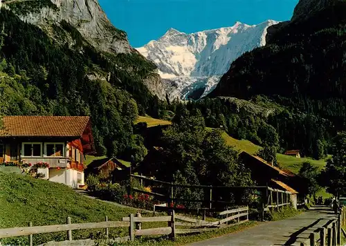 AK / Ansichtskarte  Grindelwald_BE am Weg zur Gletscherschlucht Fiescherwand