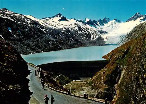 AK / Ansichtskarte  Grimsel_Stausee mit Loeffelhorn Galmihorn Oberaar Rothorn Oberpaarjoch Oberaarhorn