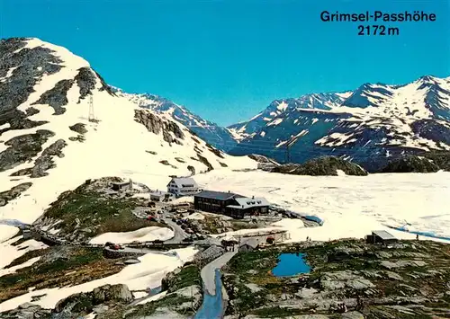 AK / Ansichtskarte  Grimsel_Passhoehe Totensee im Fruehjahr