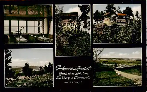 AK / Ansichtskarte 73950801 Chamerau Boehmerwaldfensterl Gaststaette auf dem Rossberg
