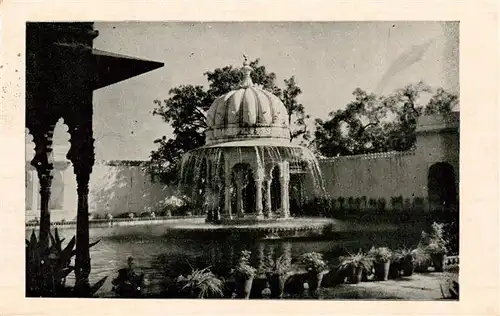 AK / Ansichtskarte 73950875 Udaipur_Tripura_Rajasthan_India Garden of Maids Fountain