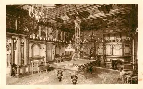 AK / Ansichtskarte  Peles_Castel_Sinaia_RO Sala de Biliard