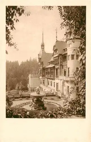 AK / Ansichtskarte  Peles_Castel_Sinaia_RO Castel fatada