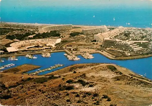 AK / Ansichtskarte  Cap-d_Agde Port nature vue aérienne