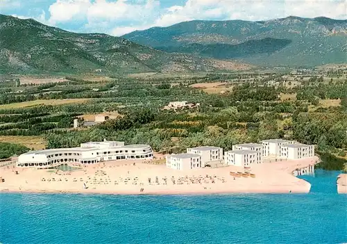 AK / Ansichtskarte 73950901 San_Margherita_di_Pula_Cagliari_Sardegna_IT Hotel Flamingo Spiaggia veduta aerea
