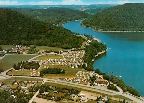 AK / Ansichtskarte 73950934 Scheid_Halbinsel_Hessen Ferienparadies Edersee Campingplatz