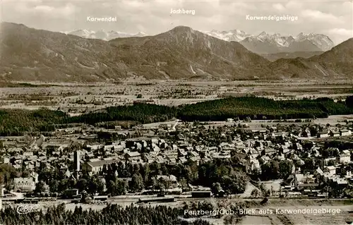 AK / Ansichtskarte  Penzberg Panorama Blick auf das Karwendelgebirge